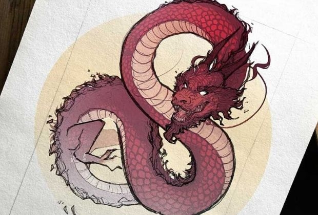 Dragon tatuaj: semnificație și imagini pentru a inspira