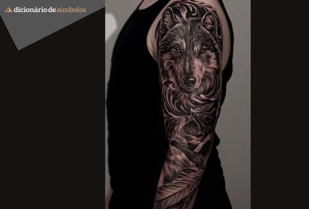 Vlčí tetování: významy a místa tetování na těle